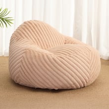 Blanche Faux Fur Compressed Lounge Chair